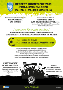 Suomen CUP Valkeakoskella2